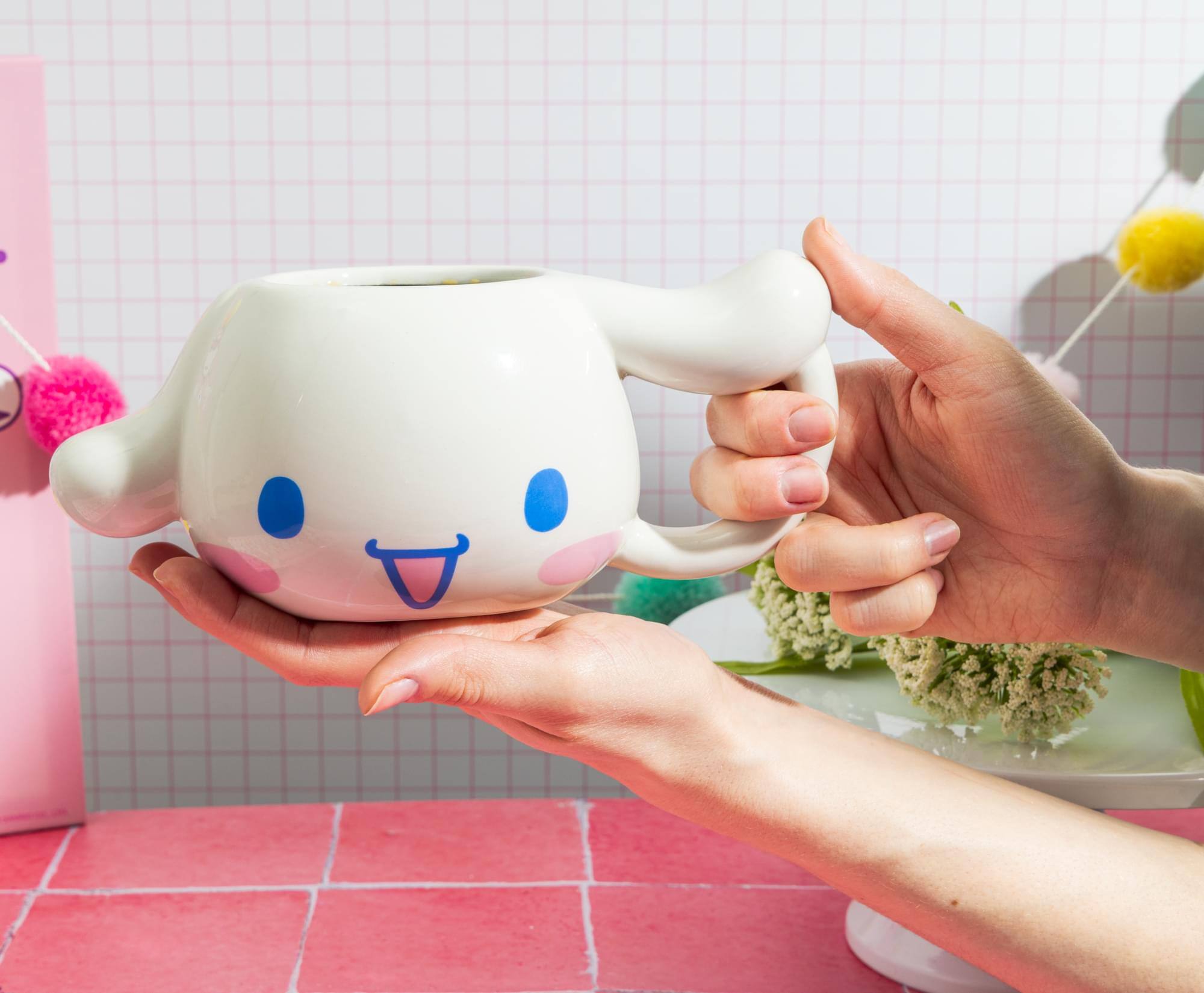 Alt View 5. Silver Buffalo - Sanrio Cinnamoroll Sculpted Ceramic Mug | Holds 20 Ounces - White.