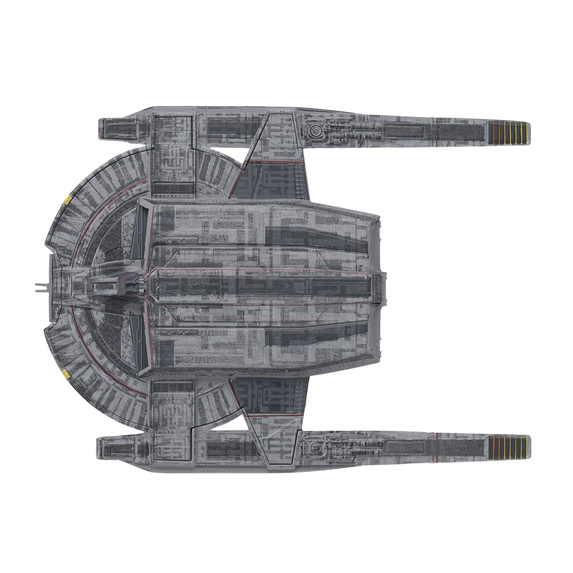 Alt View 3. Eaglemoss - Eaglemoss Star Trek Discovery Starship Replica | TÃ¢â‚¬â„¢PlanaHath - Grey.