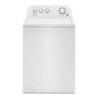 Amana - 3.8 Cu. Ft. High Efficiency Top Load Washer with with High-Efficiency Agitator - White - Front_Zoom