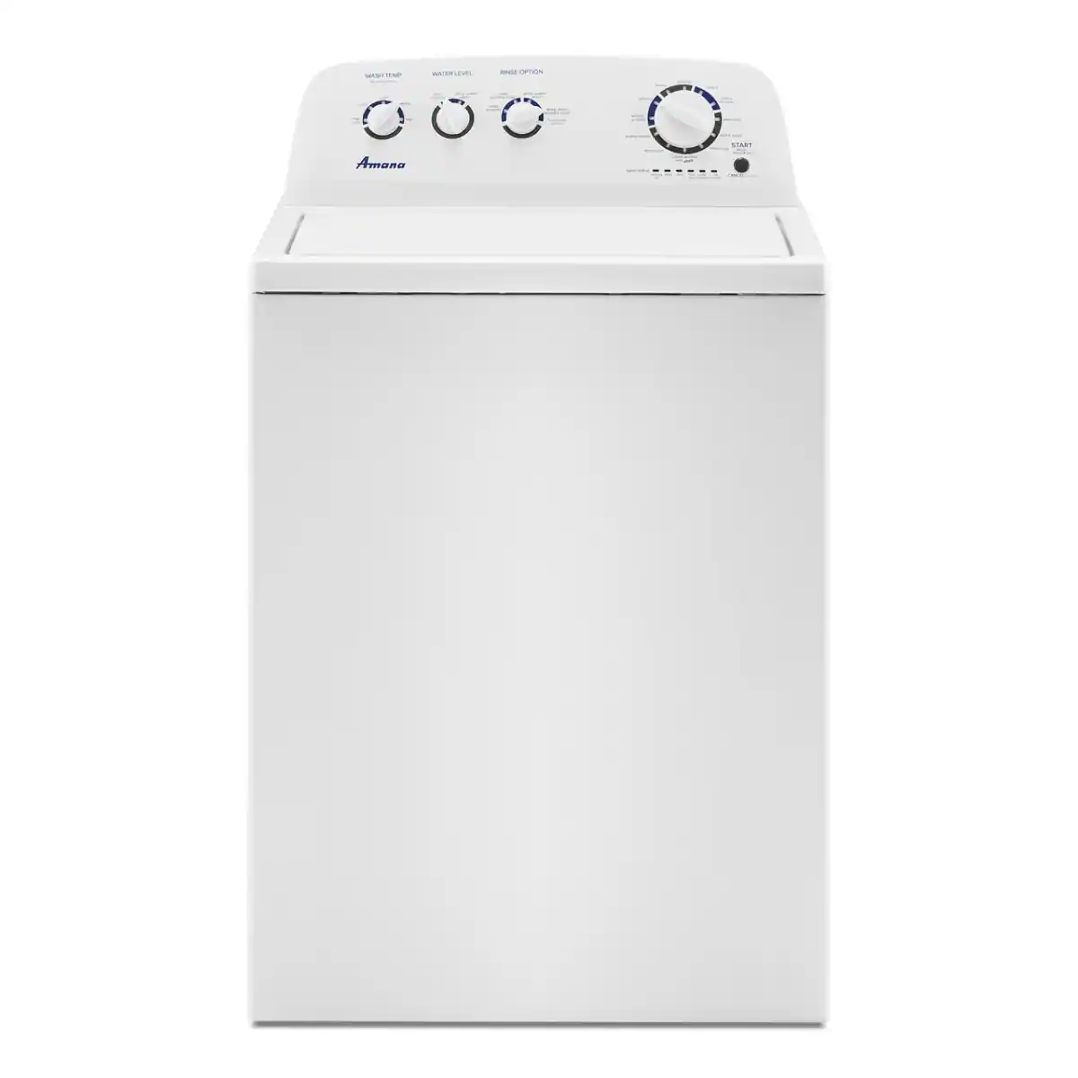 Amana - 3.8 Cu. Ft. High Efficiency Top Load Washer with with High-Efficiency Agitator - White