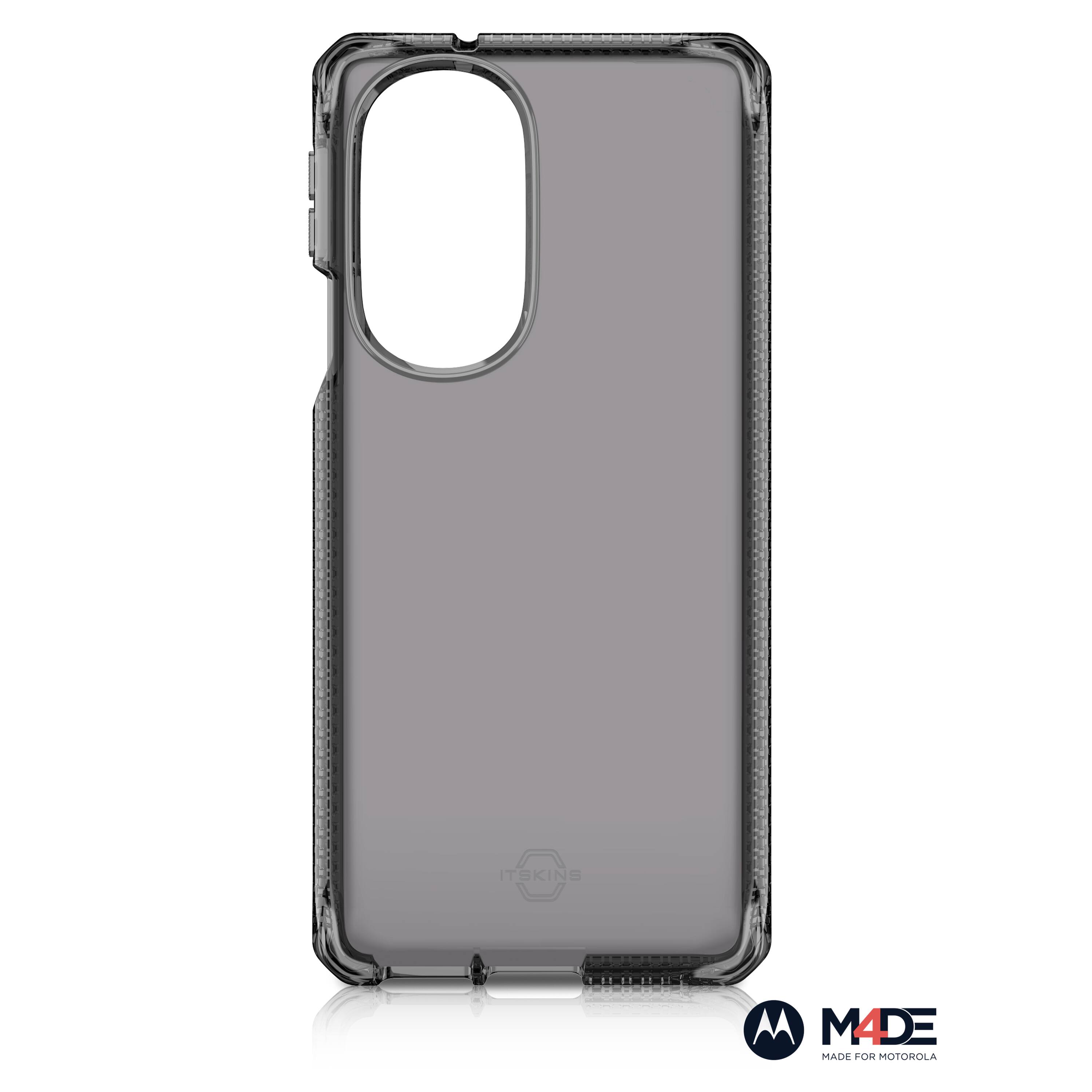 Alt View 3. Itskins - ITSKINS - Spectrum Clear Case for Motorola Moto Edge Plus (2022) - Smoke.