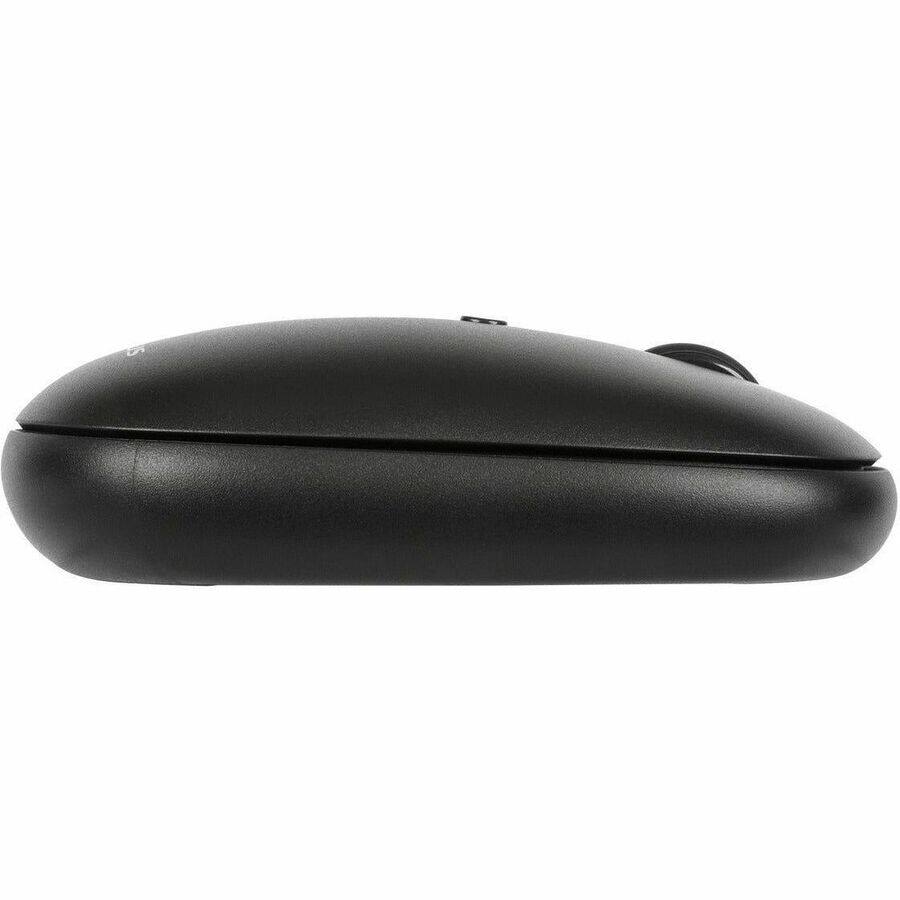 Alt View 6. Targus - Targus Compact Multi-Device Antimicrobial Wireless Mouse - Optical - Wireless - Bluetooth/Radio Frequency - 2.40 GHz - Black.
