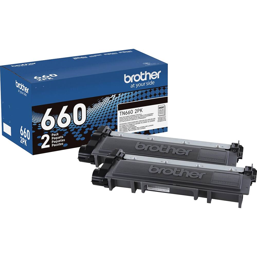 - 1 NCAT 660 2PK brother side brother at your side 2000 TN660 2PK
- 660 Pack Paquets 2PK 2 Paquetes Pacotes brother HS brother 13-860