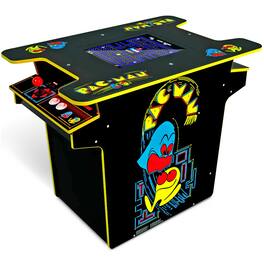 PAC-MAN Head-to-Head Arcade Table, 12 Games in 1, Black Series Edition - Windows