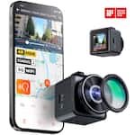 Vantrue - E1 PRO 4K HDR Mini Dash Cam Front, STARVIS 2, Night Vision, Parking Mode, 5G Wi-Fi&GPS, Easy Installation - Black