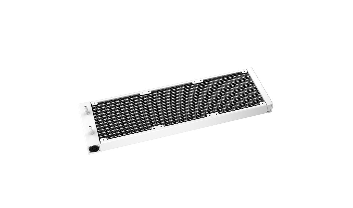 Alt View 4. Deepcool - Deepcool  LS720 WH 360mm Liquid CPU Cooler, 3100RPM Pump, Intel & AMD Compatible, White PC Cooler (R-LS720-WHAMNT-G-1) - white.