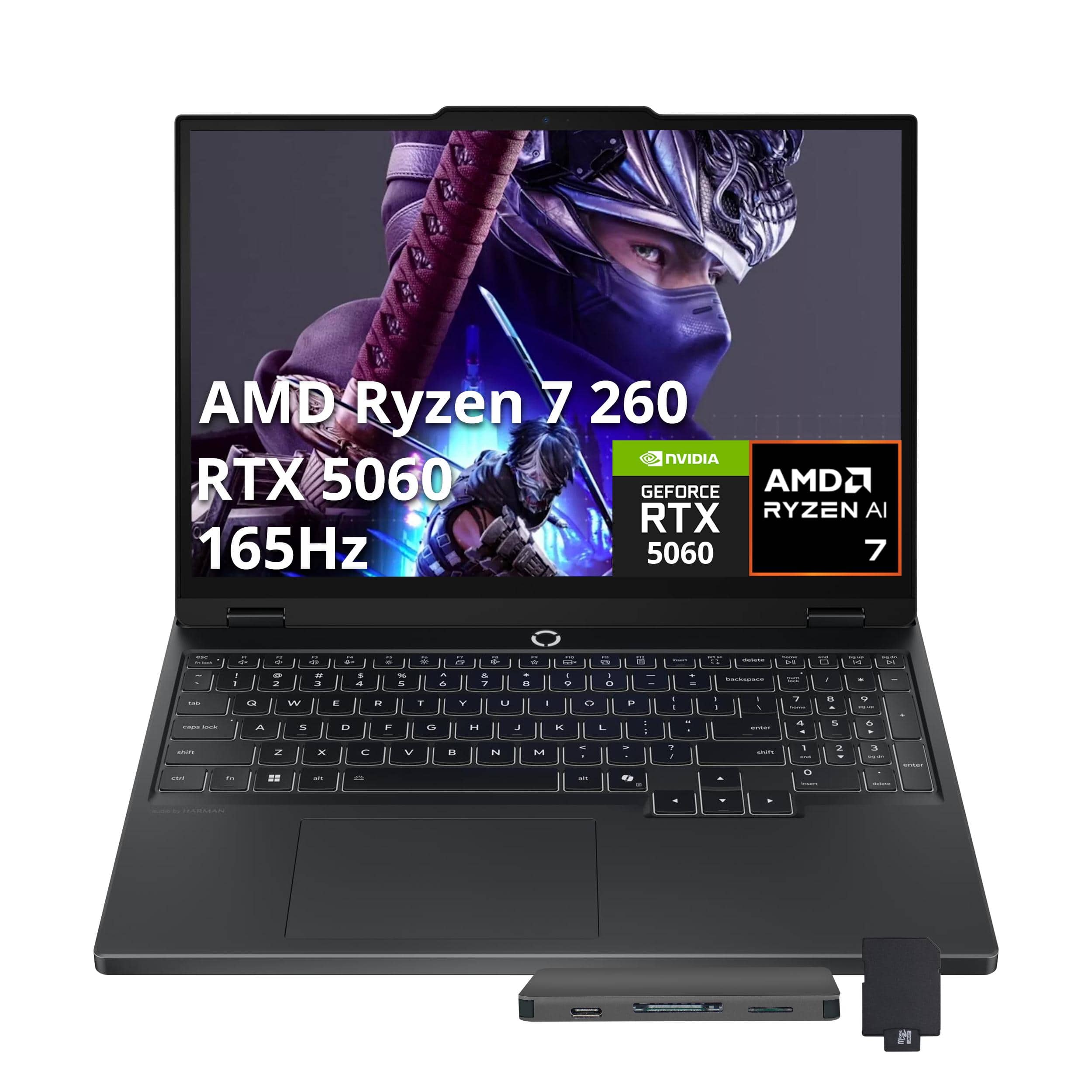 AMD Ryzen 7 2600  
NVIDIA RTX 5060  
165Hz  
GEFORCE RTX 5060  
AMD RYZEN AI 7