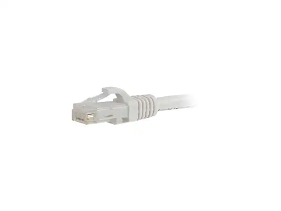 Front. Cables to Go - C2G 50767 8 ft. Cat6a Snagless Unshielded (UTP) Ethernet Network Patch Cable - White.