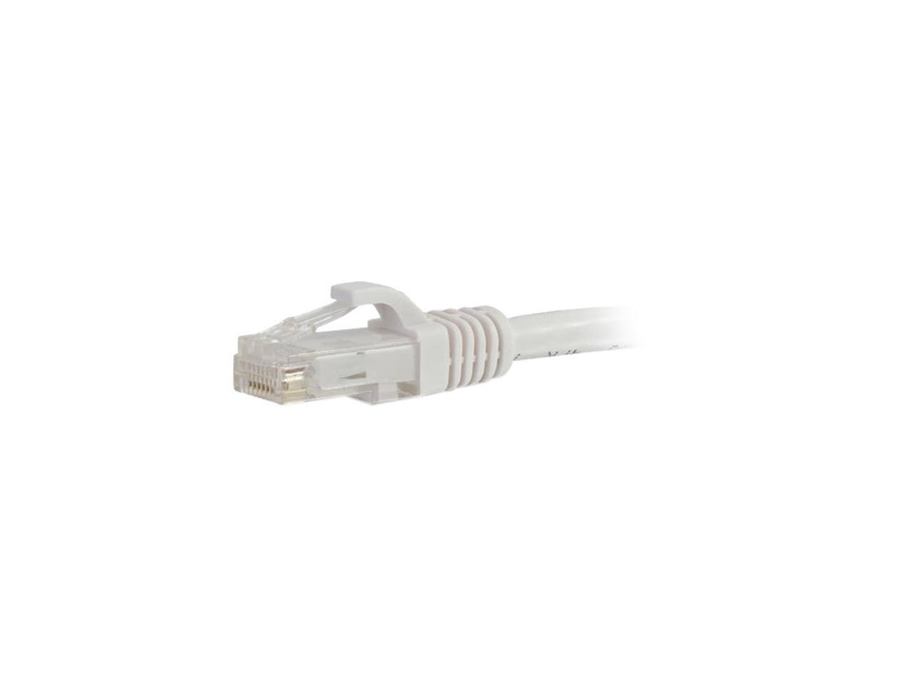 Front. Cables to Go - C2G 50767 8 ft. Cat6a Snagless Unshielded (UTP) Ethernet Network Patch Cable - White.