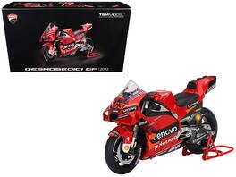 Mini GT - Ducati Desmosedici #63 Francesco Bagnaia "Presentation" "MotoGP World Championship" (2022) 1/12 Motorcycle - Red