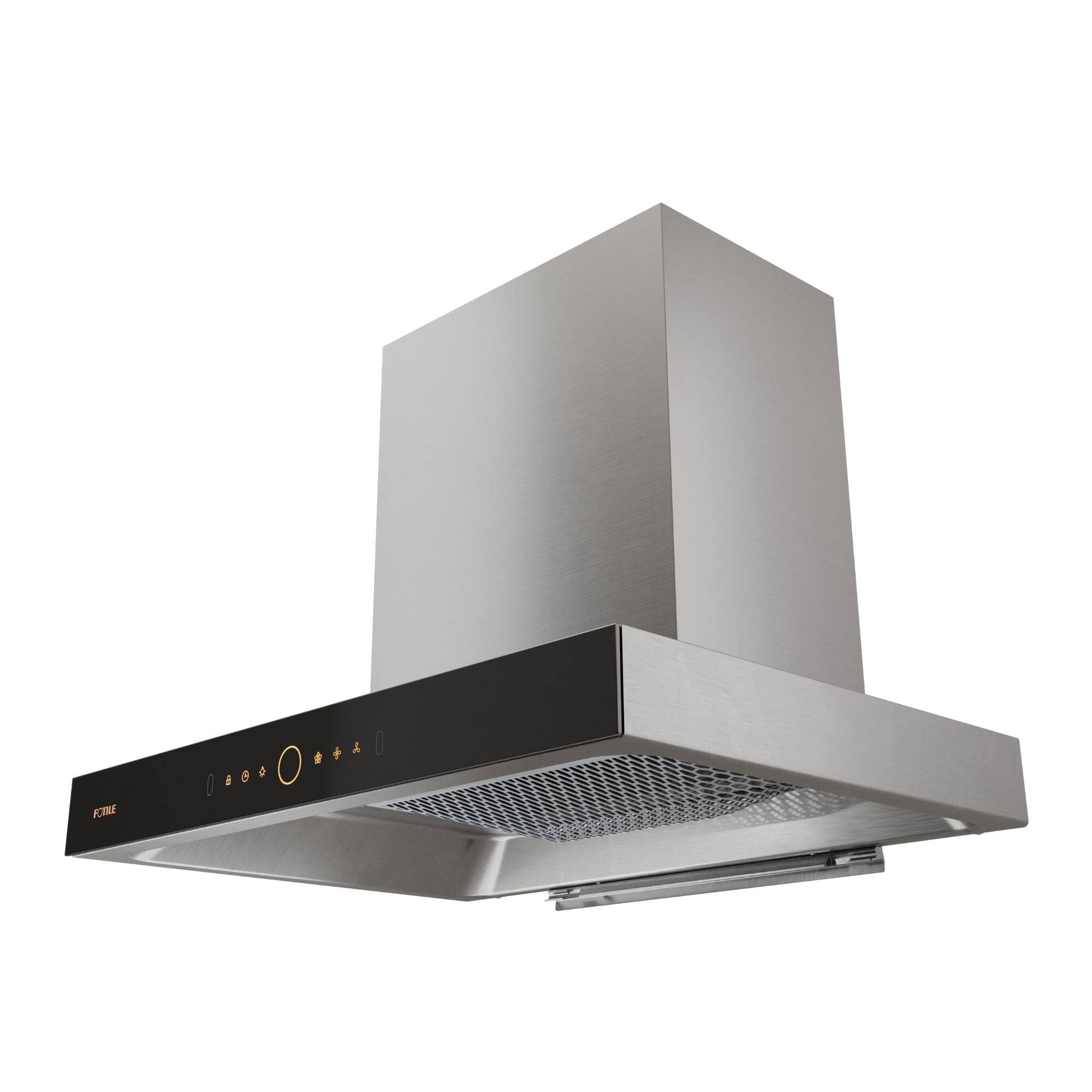 Left. FOTILE - FOTILE 30" 1200 CFM Wall-Mount Range Hood in Stainless Steel - stainless steel.