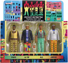 A Tribe Called Quest - Super7 - A Tribe Called Quest - ReAction Figures Wv1 - People's Instinctive - COLLECTIBLES - Multicolor