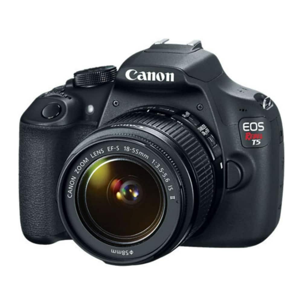 Canon Refurbished Excellent EOS Rebel T5 3.0 Inch LCD DSLR Black