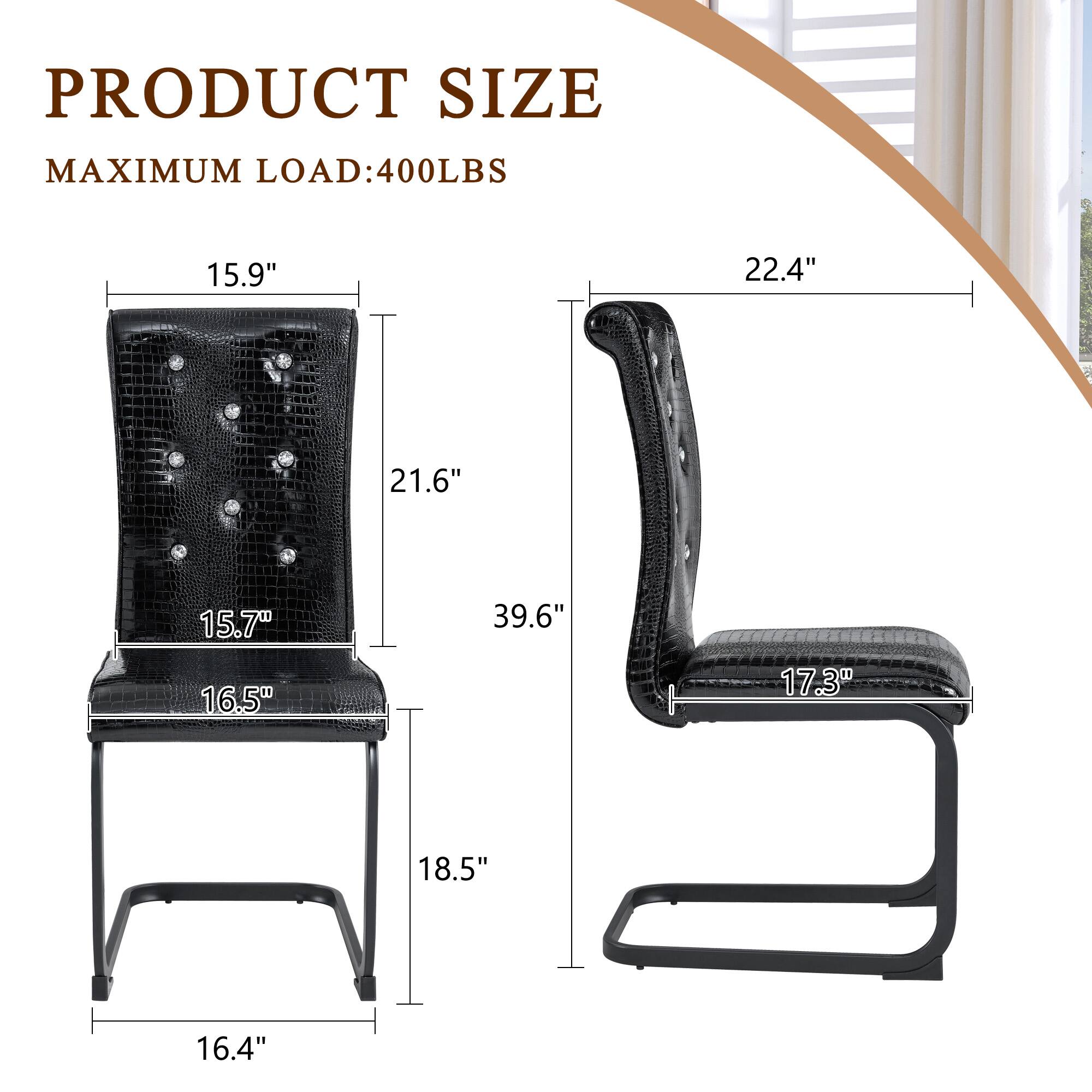 PRODUCT SIZE  
MAXIMUM LOAD: 400LBS  

15.9"  
22.4"  
21.6"  
15.7"  
16.5"  
39.6"  
17.3"  
18.5"  
16.4"