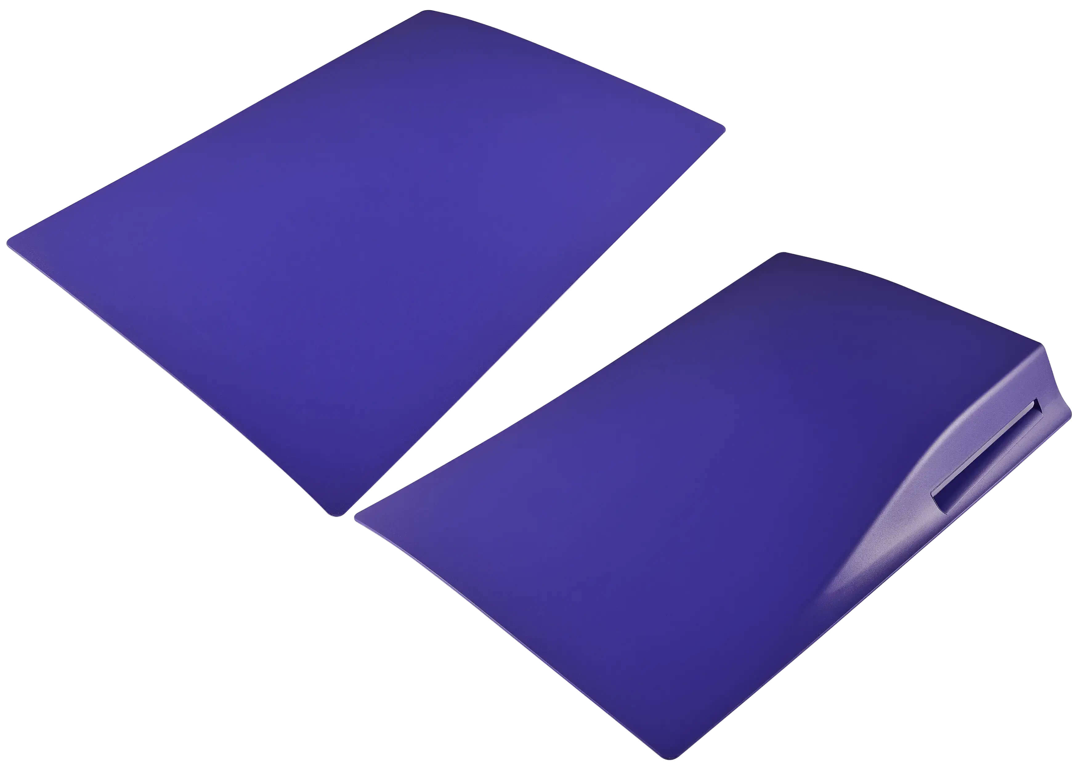 Alt View 1. MobileSentrix - Faceplate Covers (Top & Bottom) Replacement Compatible For PlayStation 5 (1000 / 1100 / 1200) - Deep Purple Blue - Deep Purple.