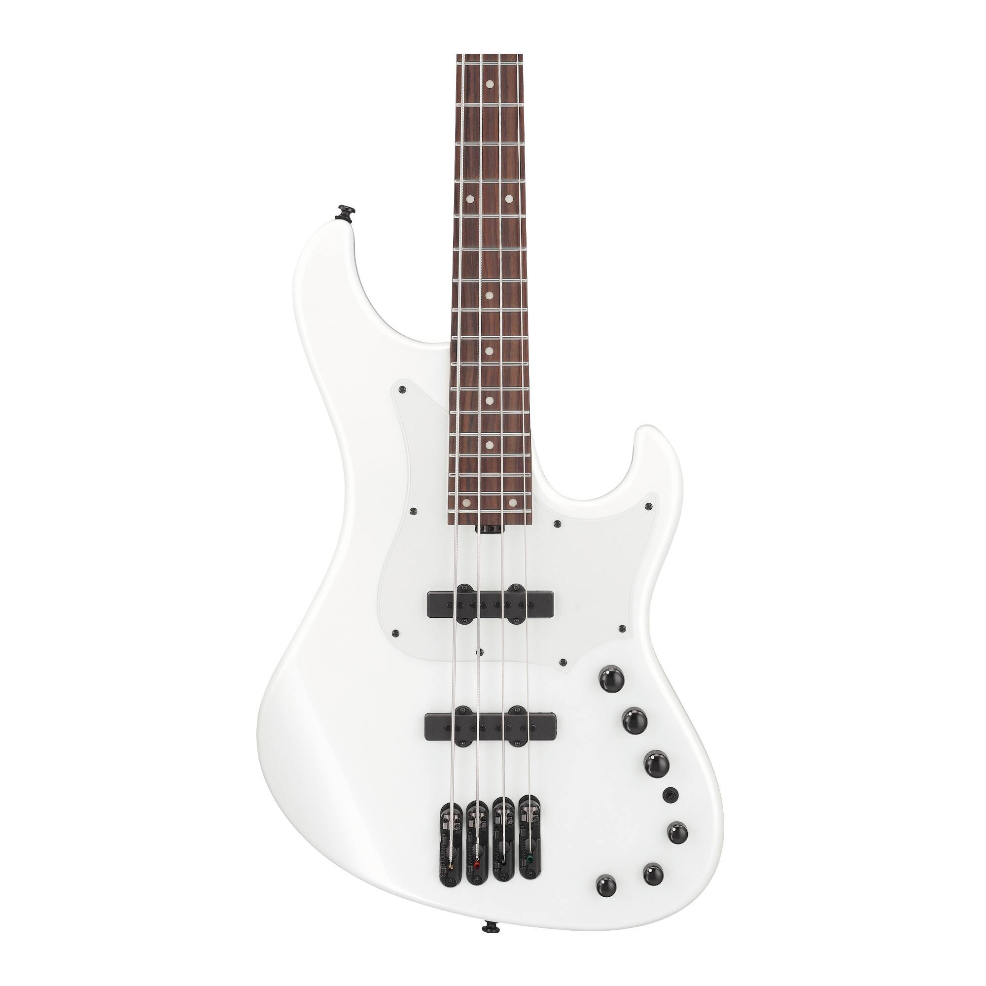Left. Ibanez - Ibanez MDM1000PW MDM 4str Electric Bass w/Bag - Pearl White.