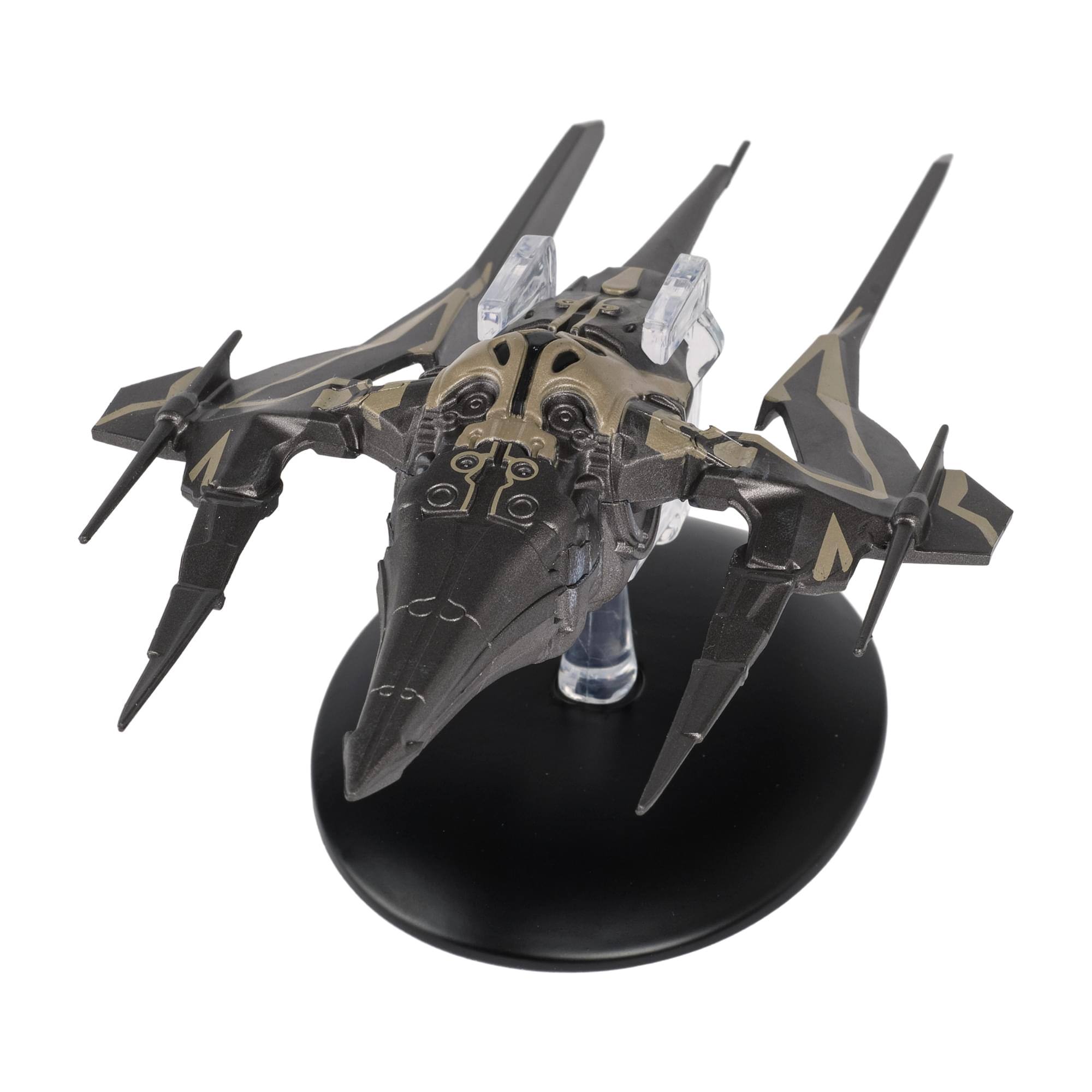 Alt View 1. Eaglemoss - Eaglemoss Star Trek Ship Replica | Altamid Swarm Ship - Black.