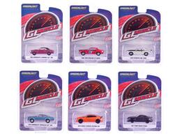 "GreenLight Muscle" Set of 6 pieces Series 29 1/64 Diecast Model Cars by Greenlight - Multicolor