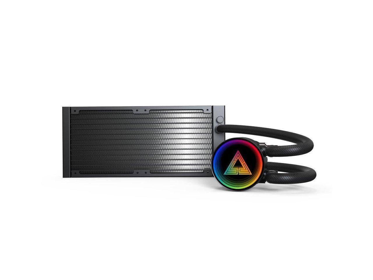 Montech LightFlow ARGB 240 CPU Liquid Cooler, 240mm AIO with