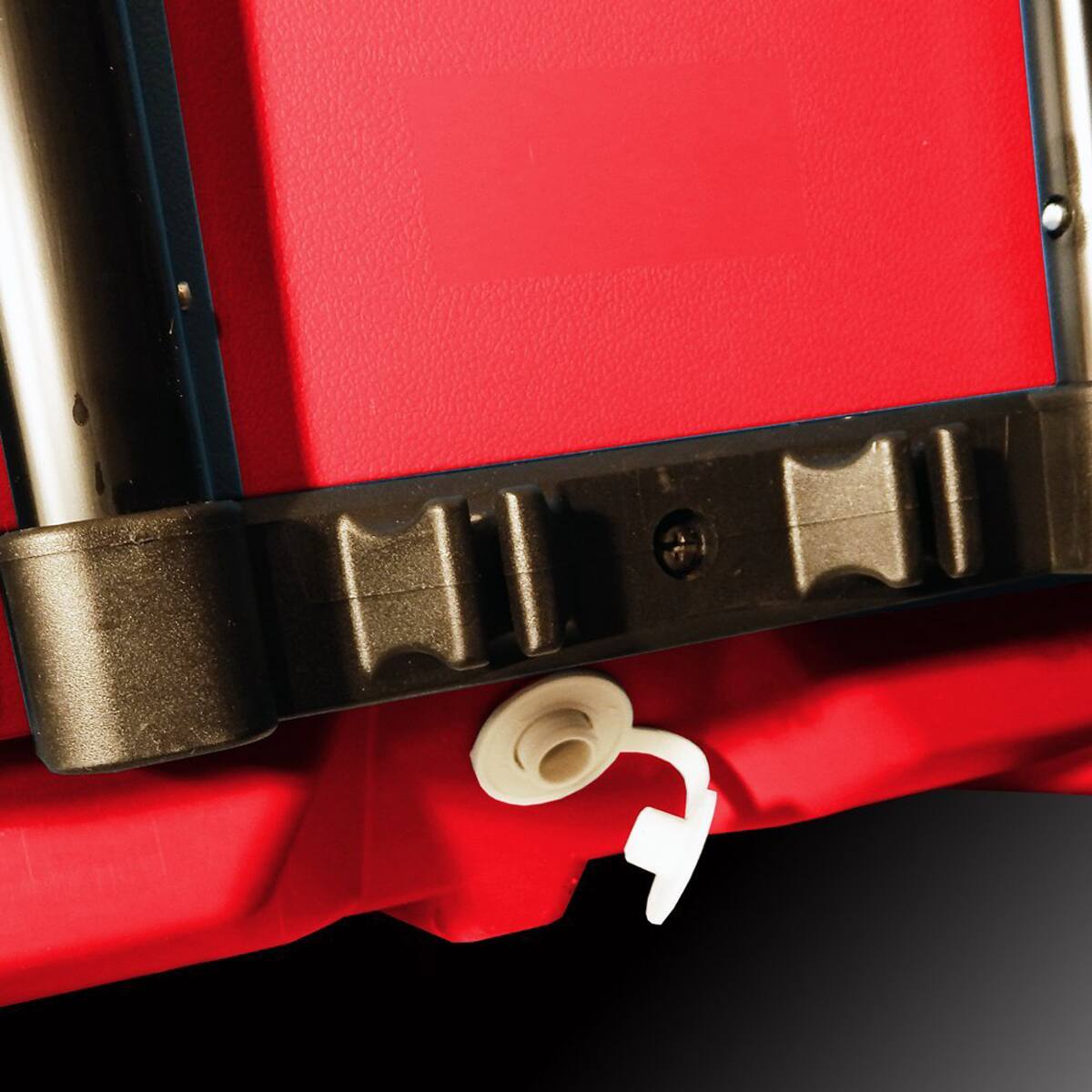 Alt View 10. Tunes2Go - 40-Quart Wheeled KoolMAX Cooler with Bluetooth Speaker System and  Power Station – The Ultimate Party Companion! - Red.