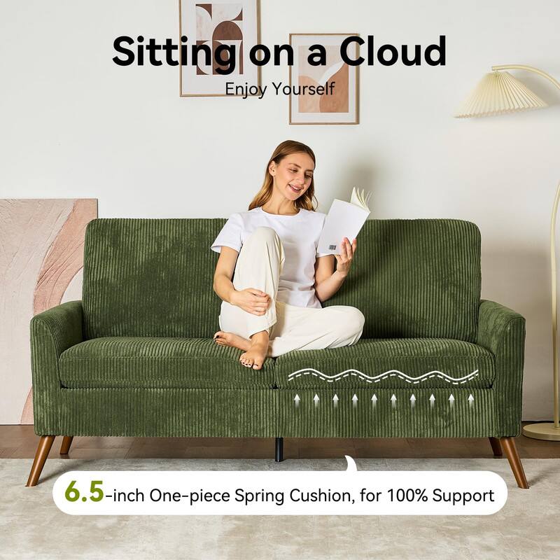 Sitting on a Cloud, Enjoy Yourself. 6.5-inch One-piece Spring Cushion for 100% Support.