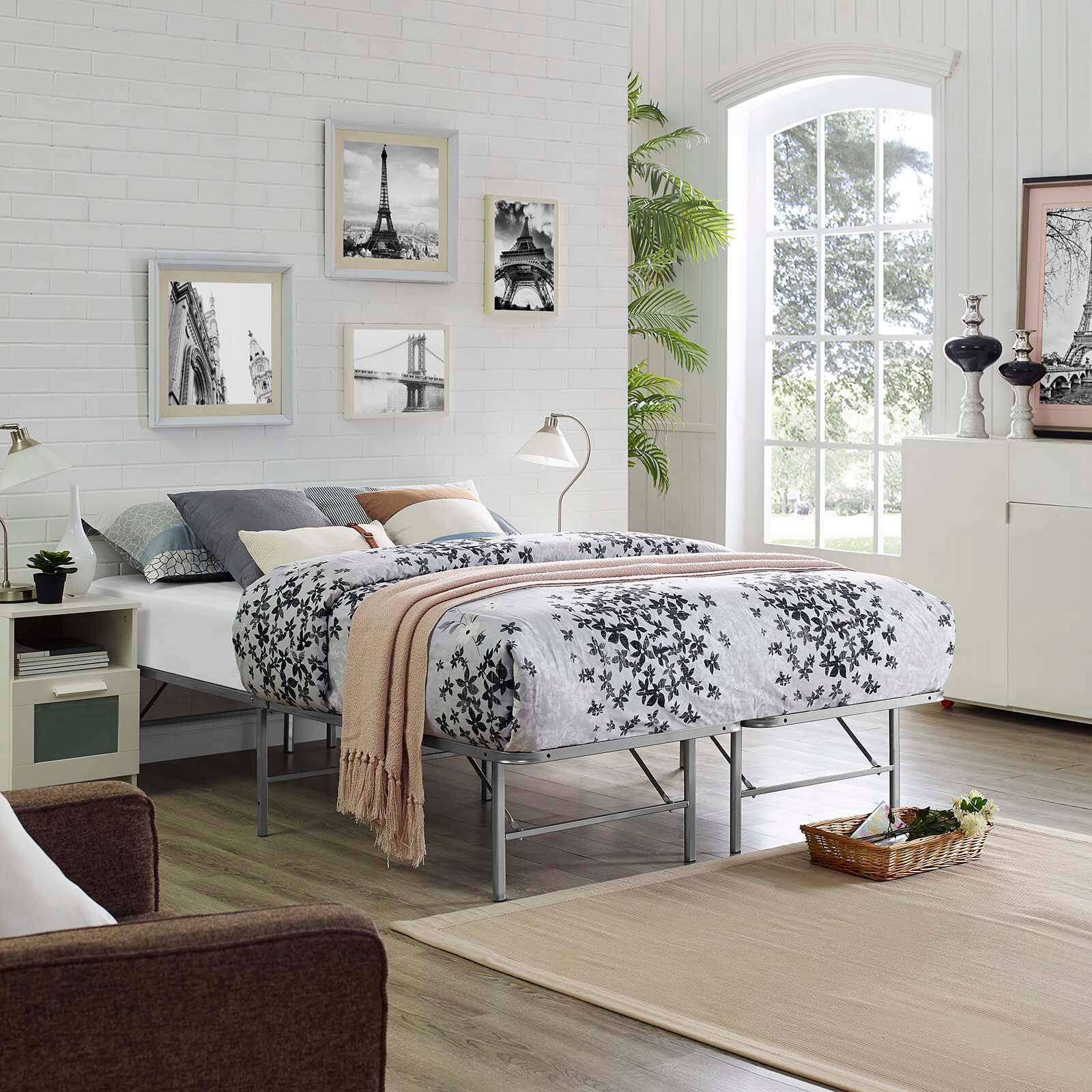 Alt View 5. Modway - Estate King Bed - White.