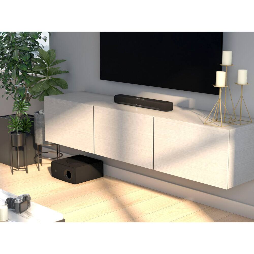 Alt View 6. Yamaha - Yamaha SR-C30A 90W 2.1-Channel Soundbar System, Cleaning kit, Reusable Fastener Straps, Bundle.