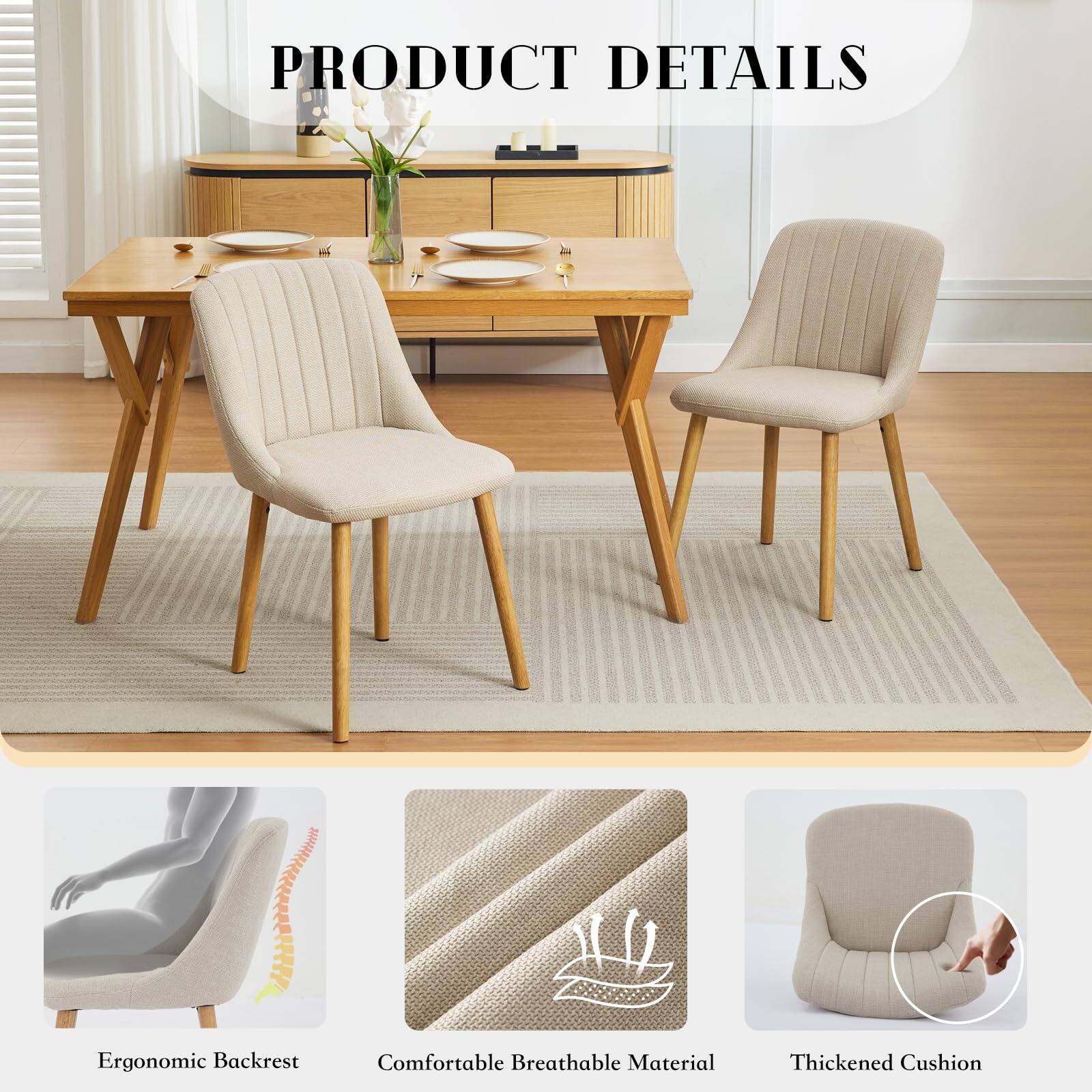 PRODUCT DETAILS

- Ergonomic Backrest
- Comfortable Breathable Material
- Thickened Cushion
