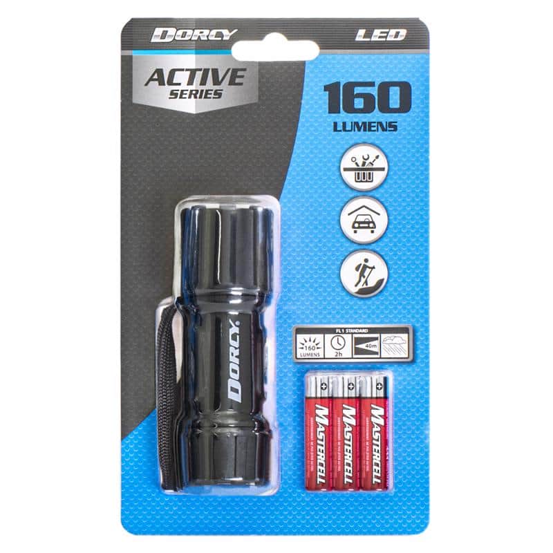 Dorcy - 135 lm Assorted LED Flashlight AAA Battery