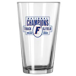 Logo Brands - Florida Gators 2023 NCAA Men-s Outdoor Track & Field National Champions 16oz. Pint Glass - Multicolor