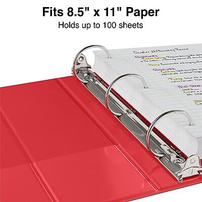 Fits 8.5" x 11" Paper  
Holds up to 100 sheets