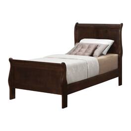 Manhattan Lane - Transitional Style Sturdy Twin Size Bed - Brown