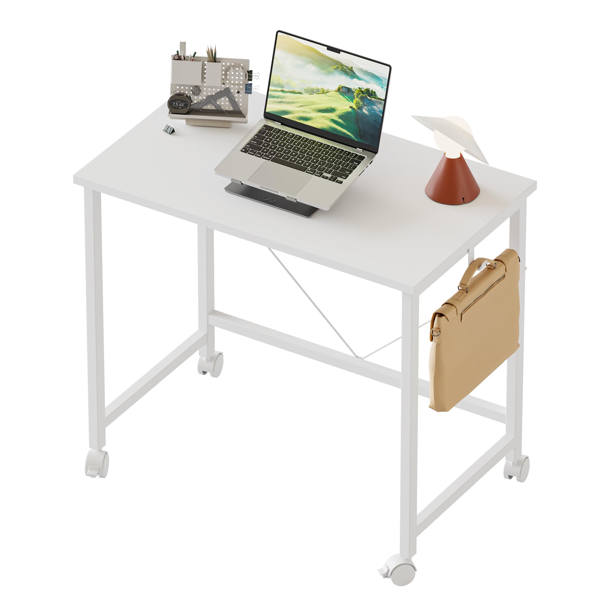 Caster, White 24 inch