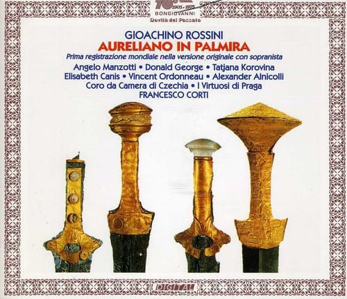Francesco Corti - Aureliano in Palmira - COMPACT DISCS