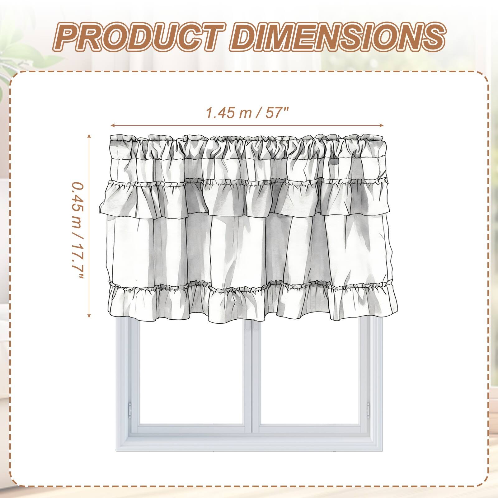 PRODUCT DIMENSIONS

1.45 m / 57"

0.45 m / 17.7"