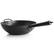 Alt View 3. Gibson - Gibson Home Hammered 13 Inch Heavy Gauge Carbon Steel Wok in Black - Black.