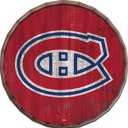 Fan Creations - Montreal Canadiens 24" Cracked Color Barrel Top Sign - Multicolor