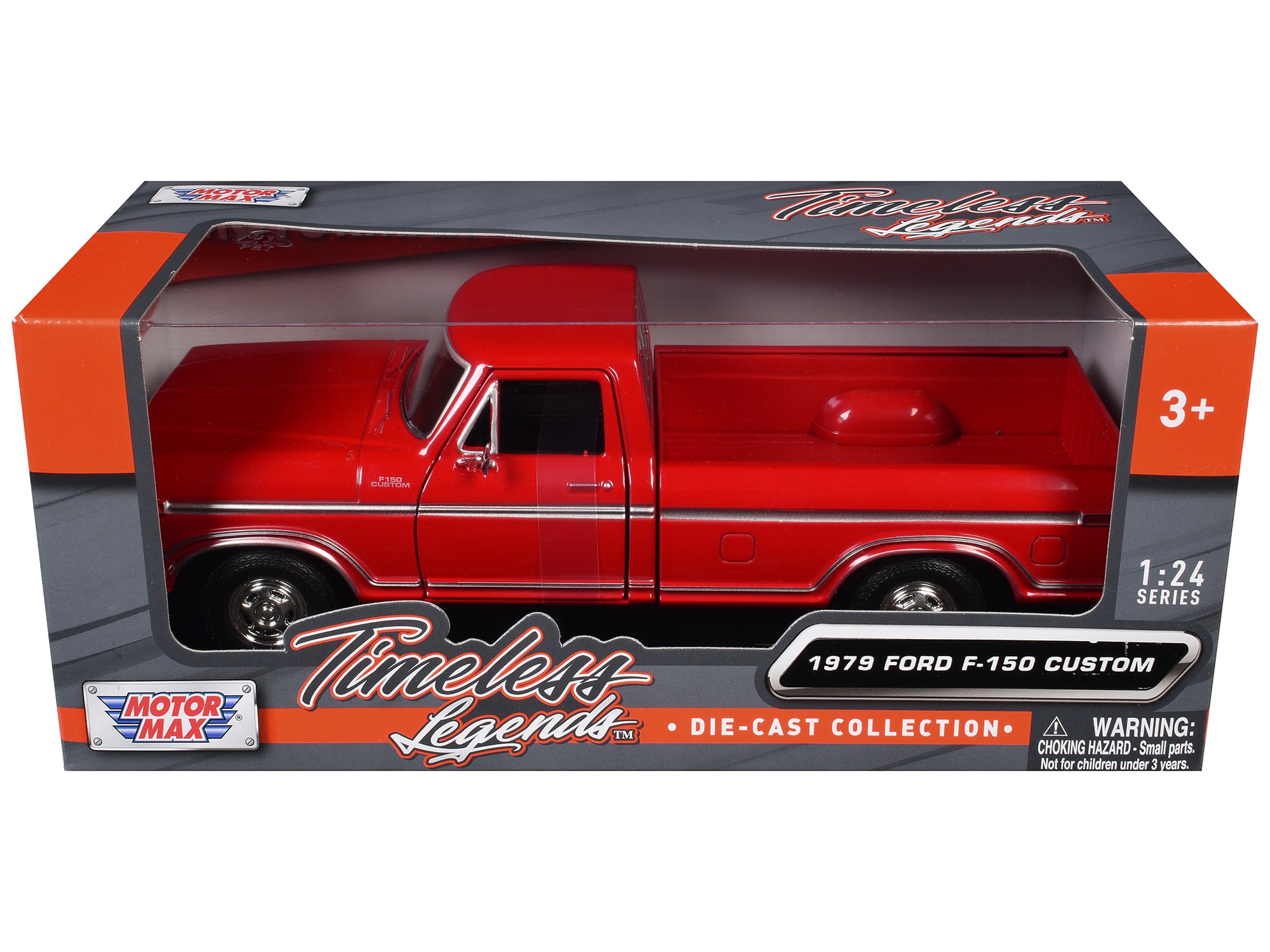 "1979 Ford F-150 Custom Pickup Truck Red ""Timeless Legends"" Series 1/24 Diecast Model Car by Motormax" price history on PriceWatchPro