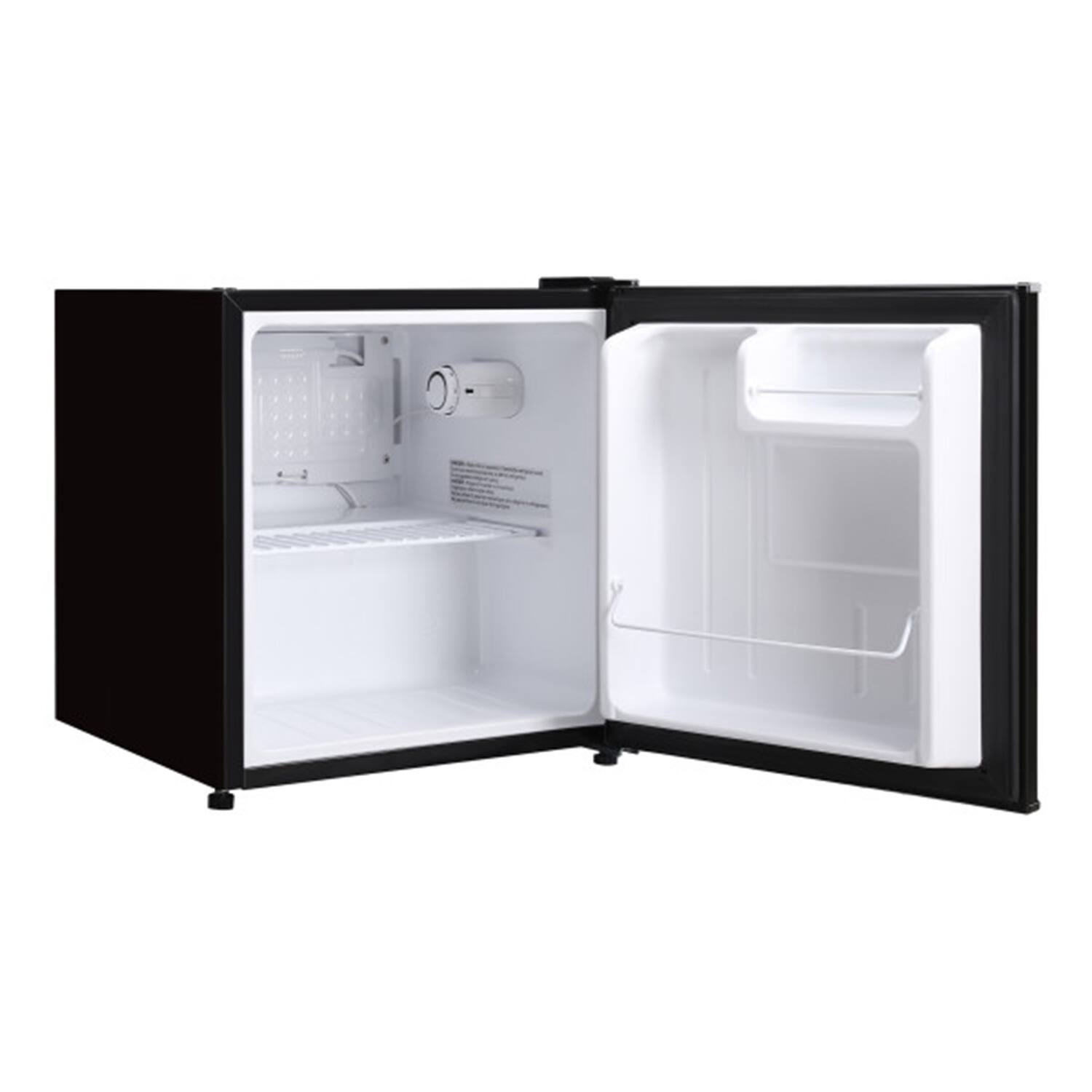 Left. Magic Chef - 1.7 Cubic-ft All-Refrigerator - Black.