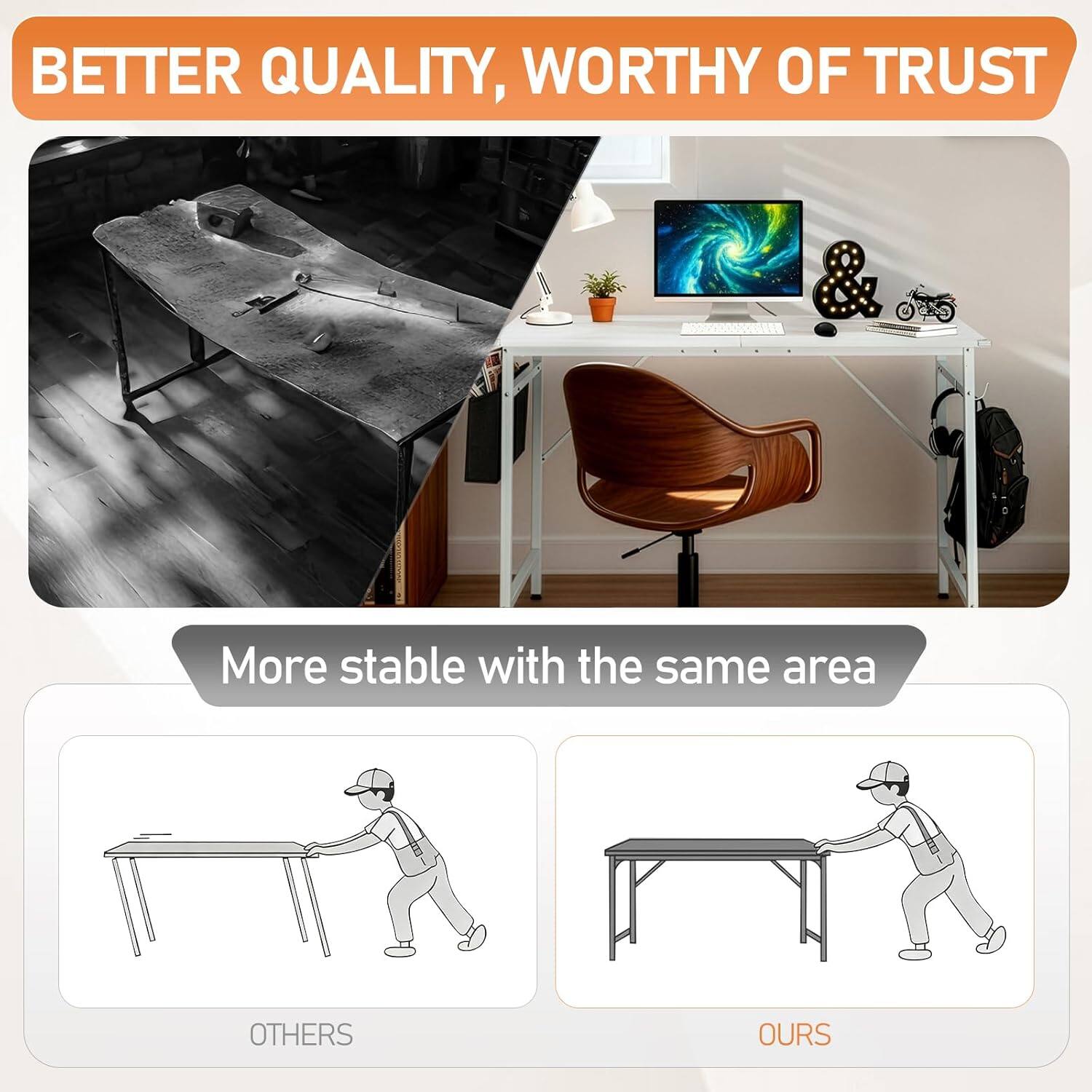 BETTER QUALITY, WORTHY OF TRUST

More stable with the same area

OTHERS

OURS