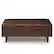 Left. Simpli Home - Shay Mid Century Rectangular Storage Ottoman - Distressed Chestnut Brown.