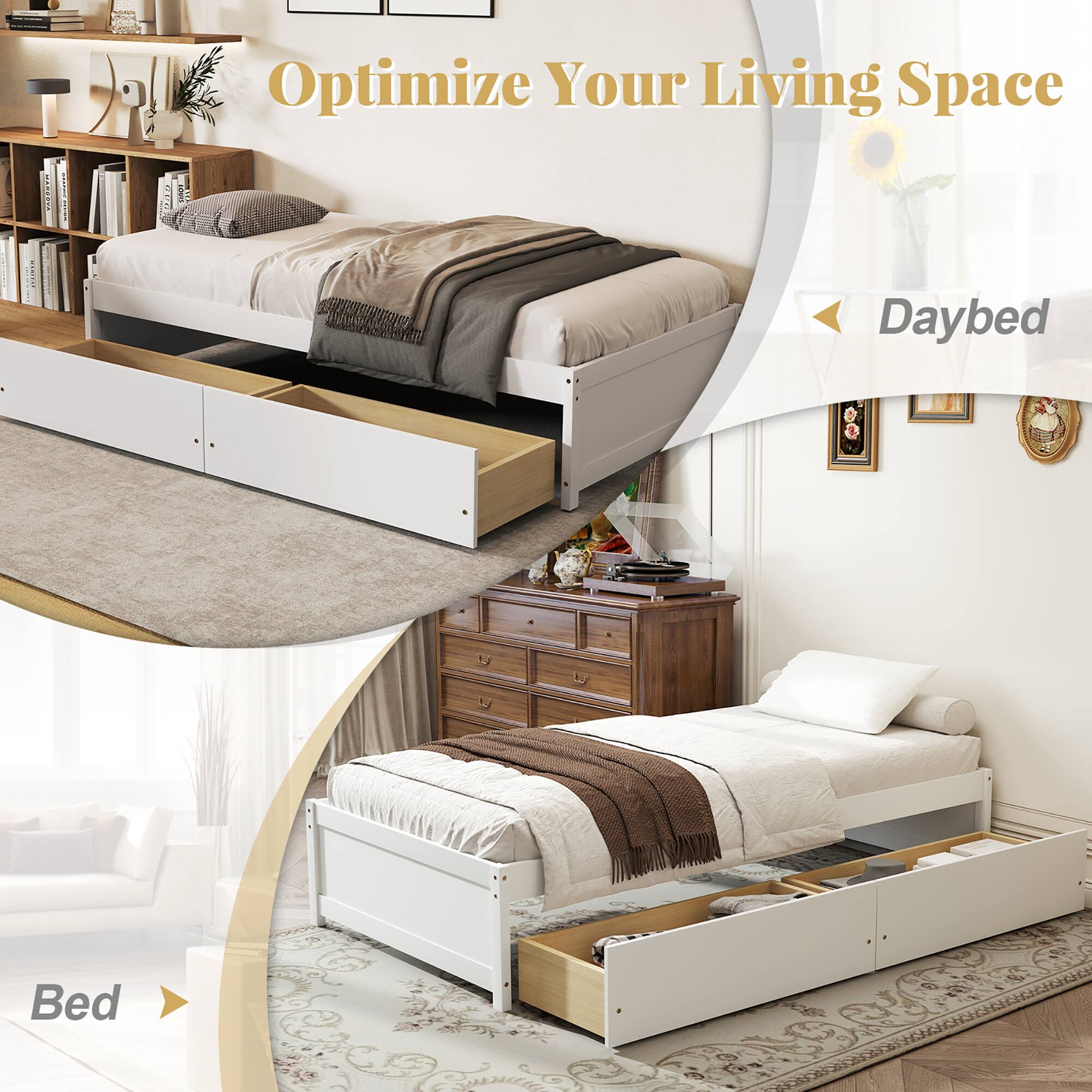 Optimize Your Living Space

Daybed

Bed