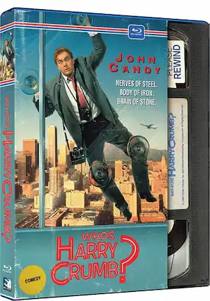 Front. Who's Harry Crumb? (Retro VHS Packaging) - BLU-RAY.
