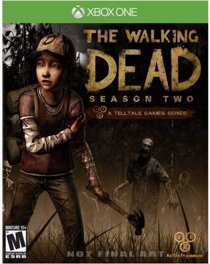 XBOX ONE  
THE WALKING DEAD SEASON TWO  
A TELLTALE GAMES SERIES  

MATURE 17+  
CONTENT RATED BY ESRB  

NOT FINAL ART  
telltalegames