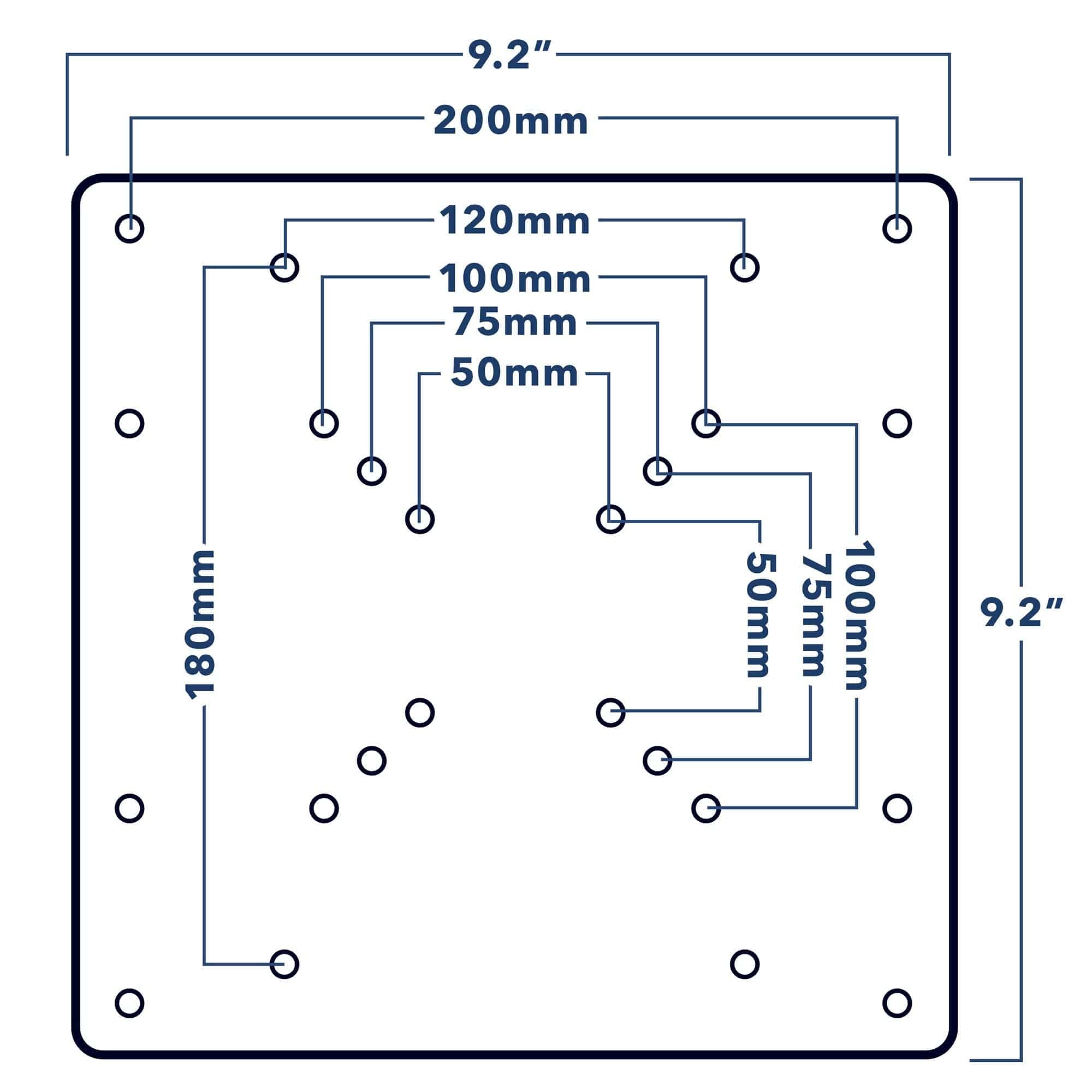 Mount It! Universal VESA Mount Adapter Plate for 32″ – 55″ TVs