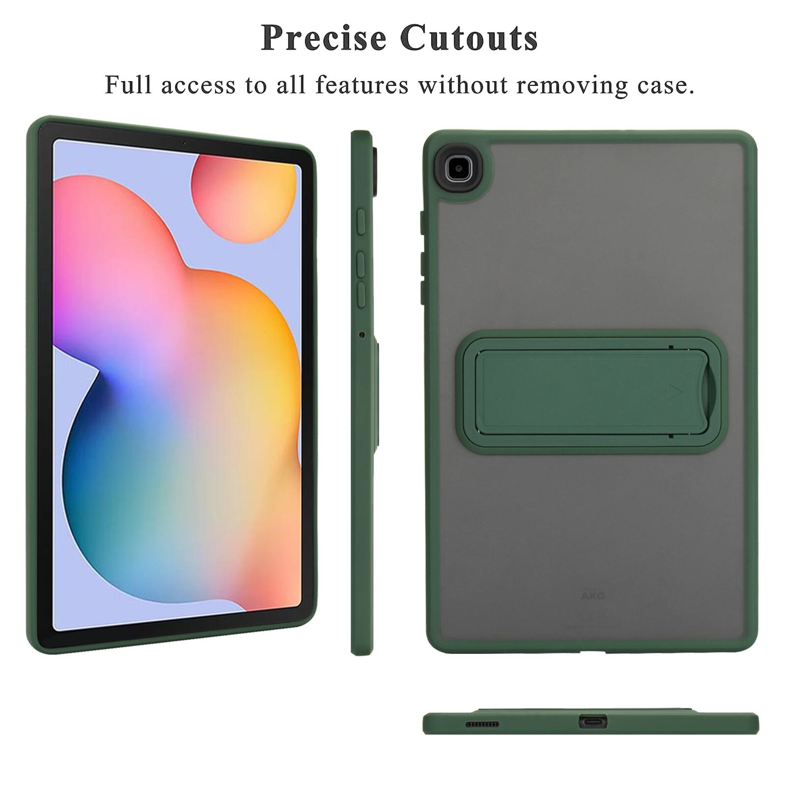 Precise Cutouts  
Full access to all features without removing case.