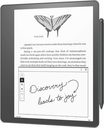 Amazon Kindle Scribe Premium Pen Black - Best Buy Amazon Kindle Scribe Premium Pen Black - Best Buy