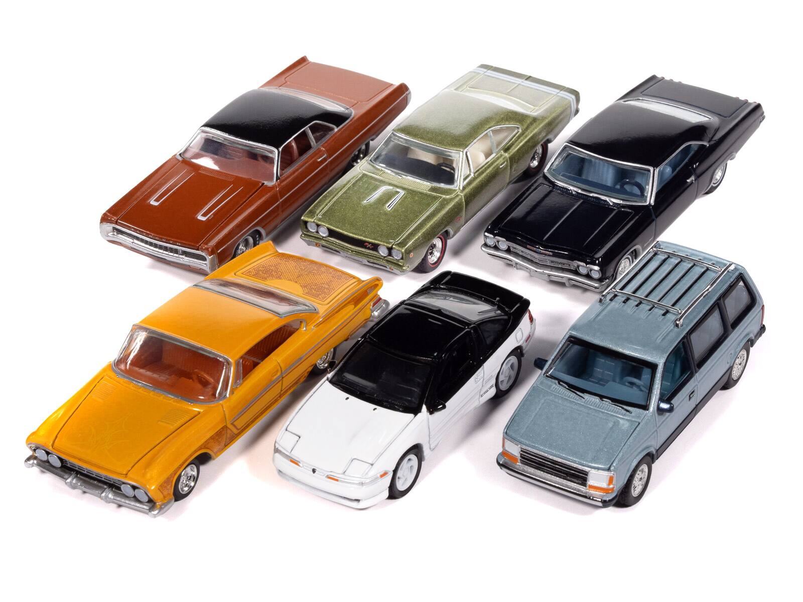 Alt View 1. Autoworld - Auto World Premium 2025 Release 2 Set A of 6 pieces 1/64 Diecast Model Cars by Auto World.