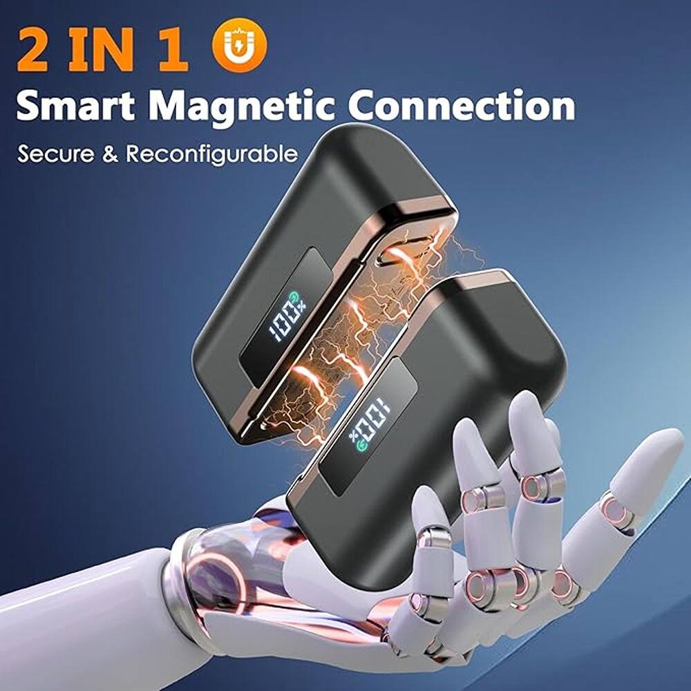 2 IN 1  
Smart Magnetic Connection  
Secure & Reconfigurable