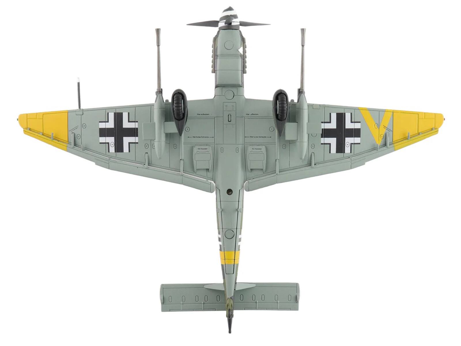Alt View 1. Hobby Master - Junkers Ju 87G-2 Stuka WNr. 494193 Tank Buster Stab. SG 2 Slovakia 1944 German Luftwaffe Air Power Series 1/72 - Green, Grey, Yellow.